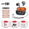 F01 TWS ব্লুটুথ 5.3 ইয়ারফোন – HiFi সাউন্ড, লো লেটেন্সি
