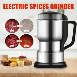600W Multifunctional Electric Food Grinder – Stainless Steel