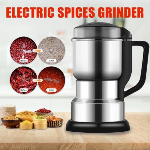 600W Multifunctional Electric Food Grinder – Stainless Steel