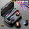 M20 Pro ব্লুটুথ ওয়্যারলেস ইয়ারফোন – মাইক্রোফোনসহ, নয়েজ ক্যান্সেলিং, LED ডিসপ্লে